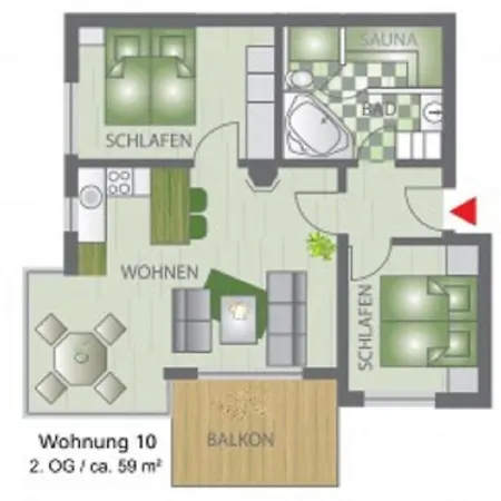 Apartament Strandperle 10 - Ostseestern